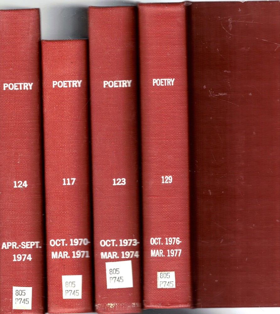 1970 4 Volumes Poetry Magazine 24 Issues Erica Jong Margaret Atwood Ezra Pound