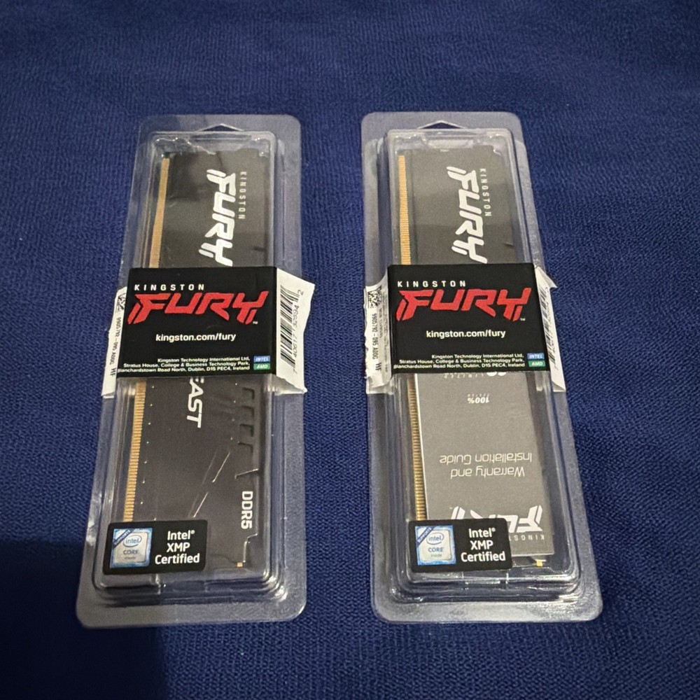 Kingston  Fury Beast Black (KF556C40BB-8)  8GB 5600MT/s DDR5 CL40 XMP 3.0