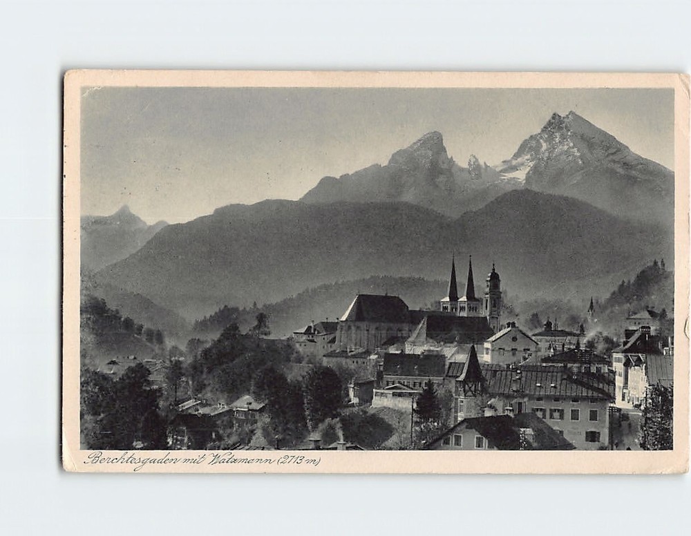 Postcard Berchtesgaden mit Watzmann Berchtesgaden Germany