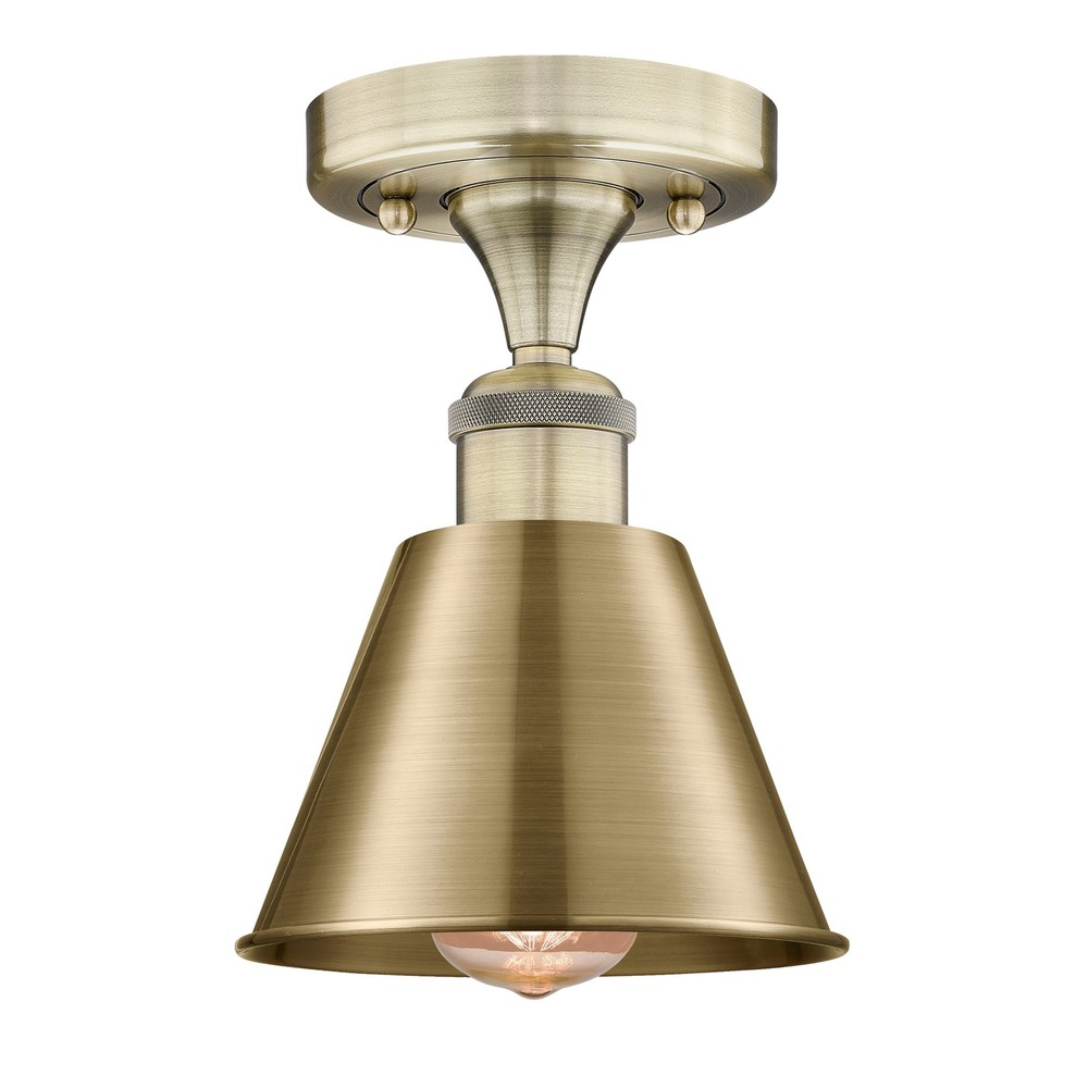 Innovations Lighting Smithfield 7-Inch Single Light Semi-Flush Mount Fixture