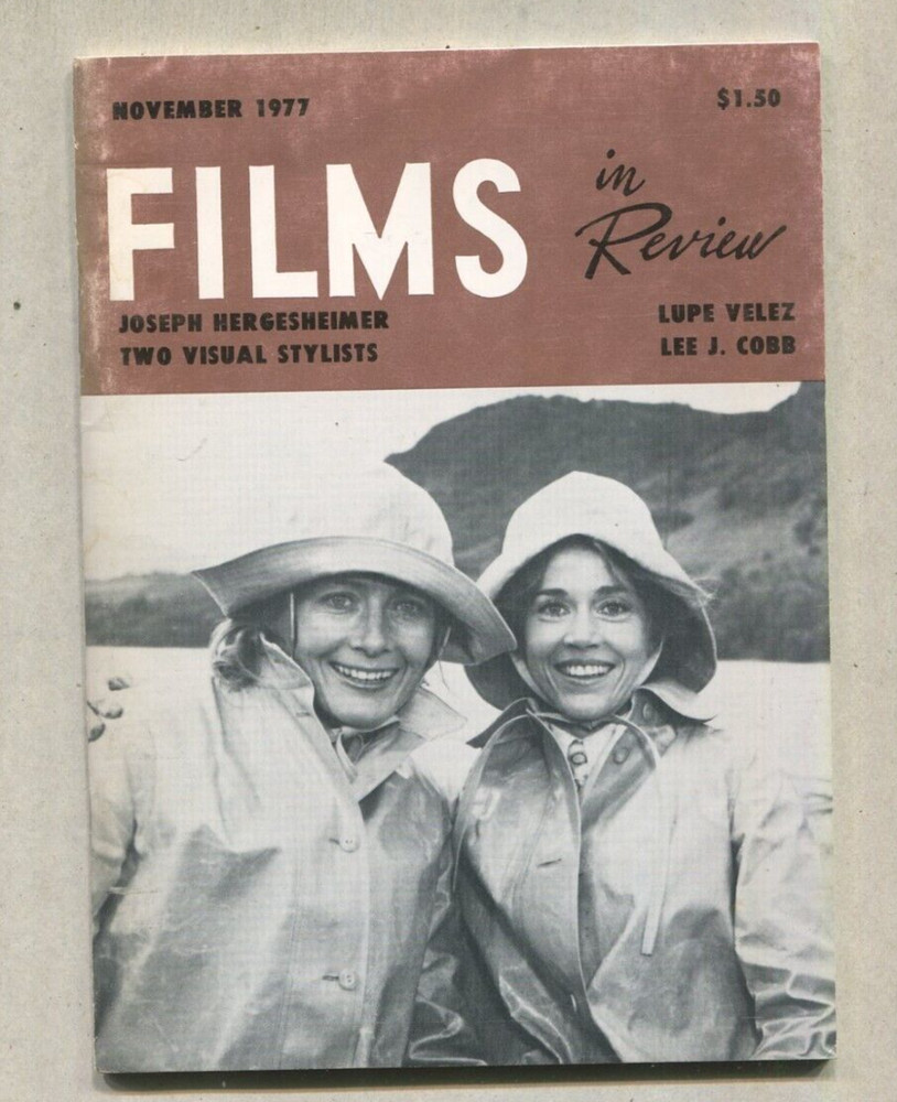 Films In Review:  Nov. 1977 Vanessa Redgrave & Jane Fonda In Julia