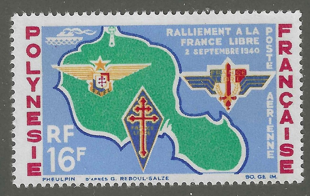 French Polynesia # C31 MNH Fresh & Flawless!  ('26 SCV $12)b
