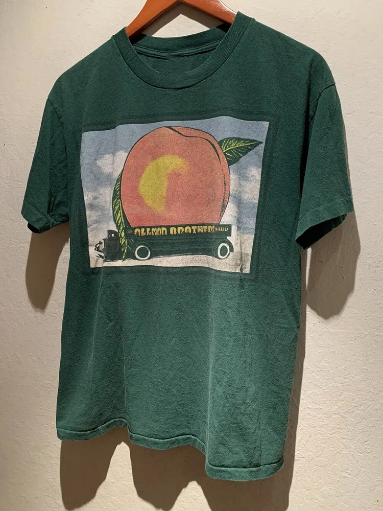 Rare 1995 Allman Brothers Eat Peach Peace T-Shirt REPRINT tee