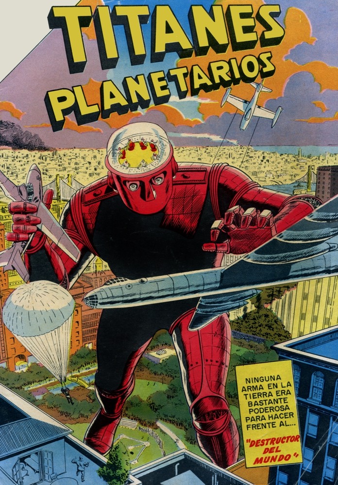 Titanes Planetarios Decor Poster. Fine Graphic Art. Wall Interior Design 2517