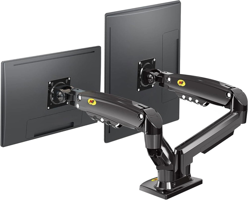 Dual Monitor Desk Mount Stand Full Motion Swivel Computer Monitor Arm