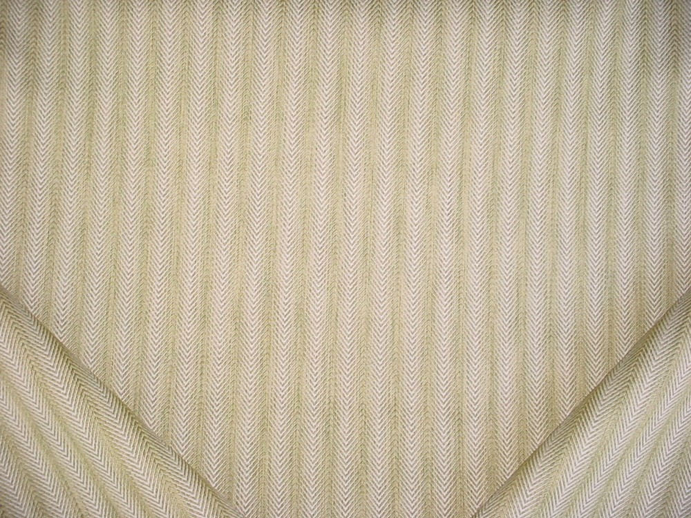 3-1/8Y Romo 7698 Pesto Green Herringbone Upholstery Fabric  
