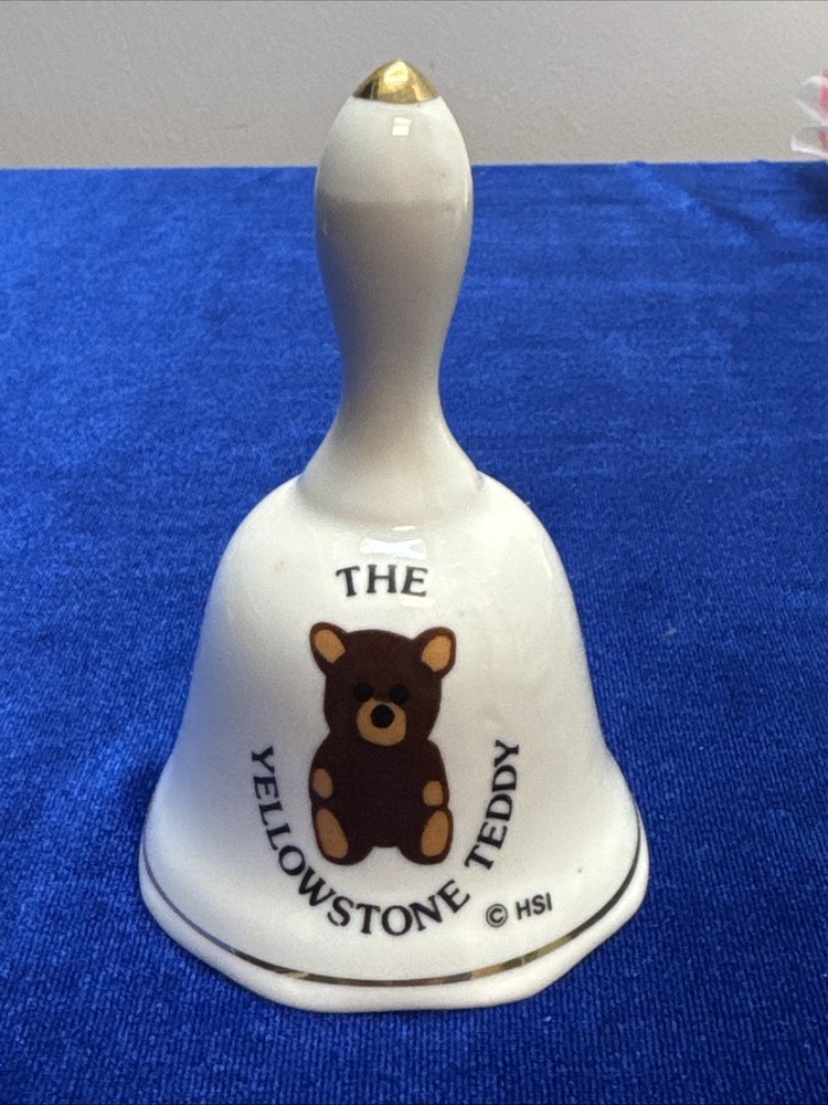 The Yellowstone Teddy Bell Vintage Souvenir Collectible