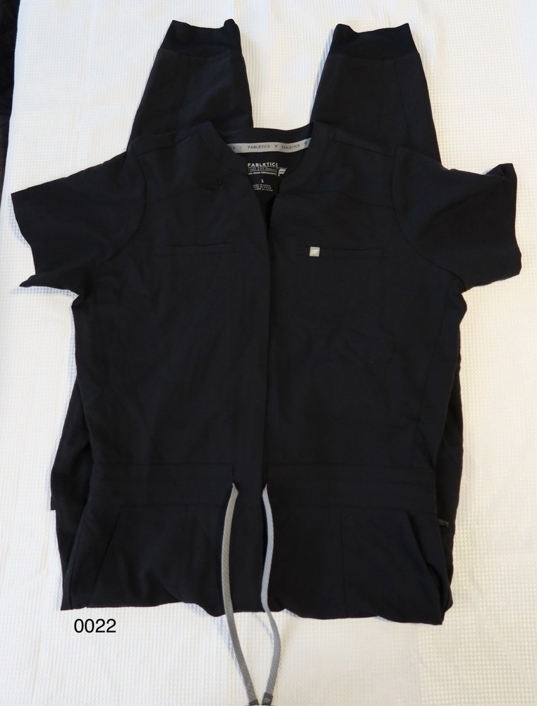 Fabletics Empower Scrub Jumpsuit- Black, Large