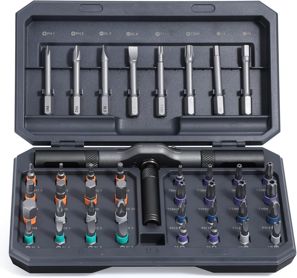 42 in 1 Magnetic Screwdriver Set, DIY Ratchet Screwdriver Set, Multi Bit Magneti