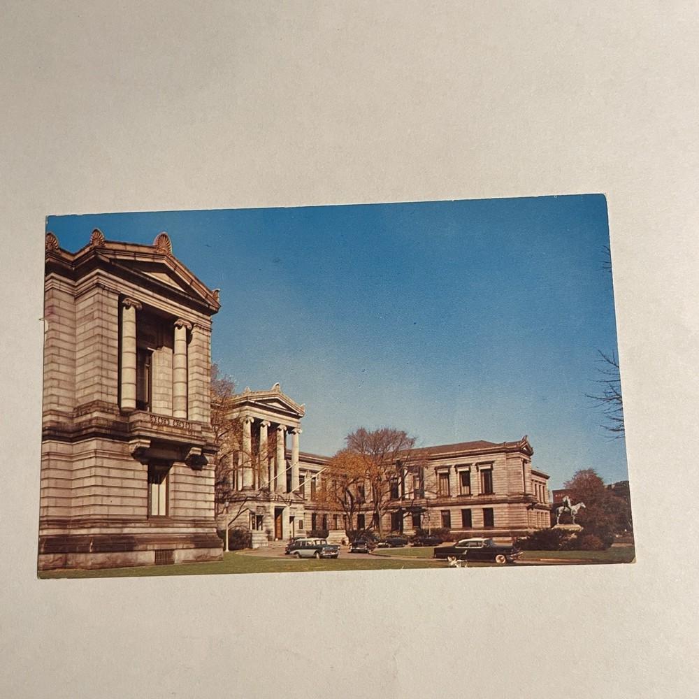 Postcard Museum of Fine Arts, Boston, Massachusetts