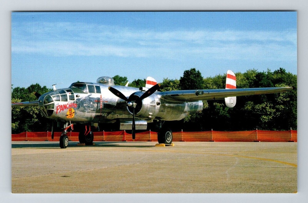 North American B-25J Mitchell, Airplane, Transportation, Vintage Postcard