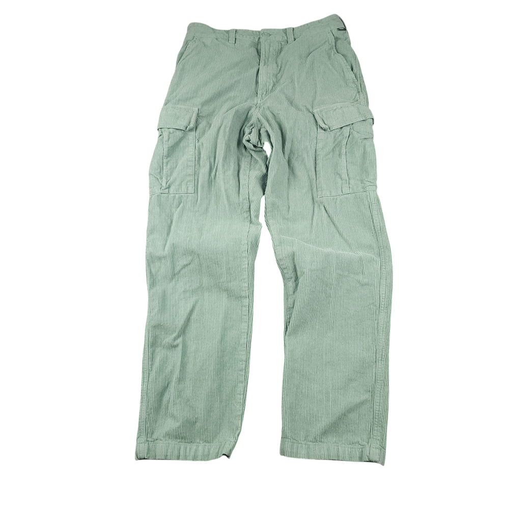 Vans Pants 28 Mens Service Cargo Corduroy Loose Y2K Tapered Beach Skater Aqua
