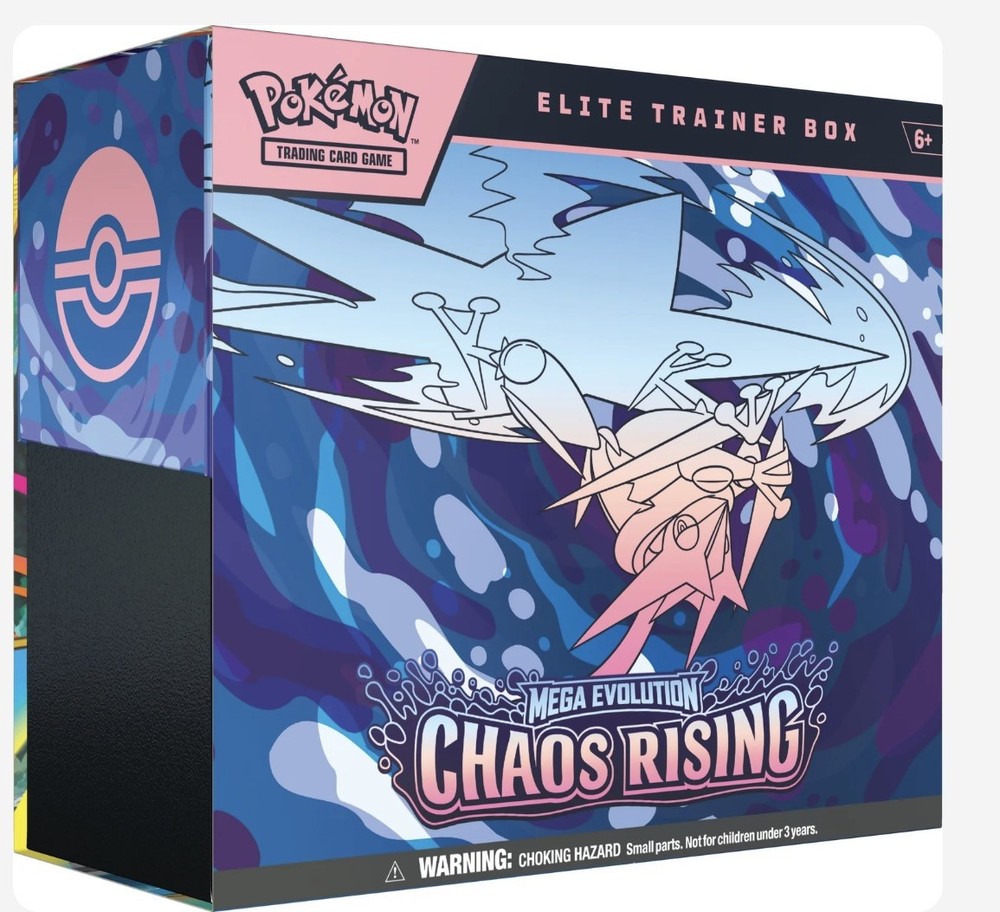 Pokemon Chaos Rising Elite Trainer Box Factory Sealed ETB PRESALE