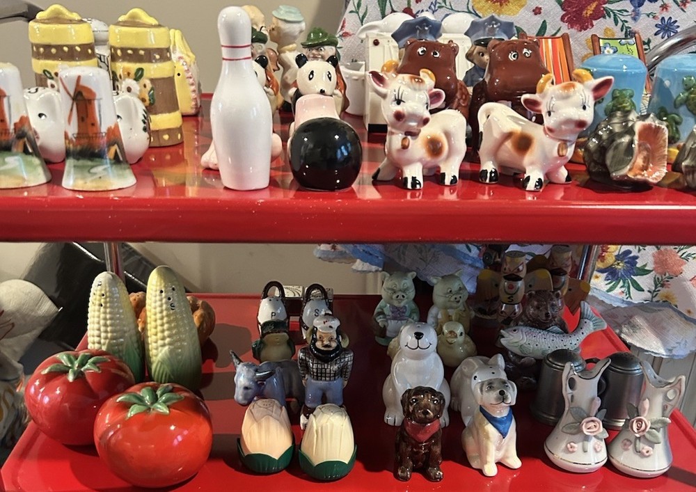 Huge Lot of Vintage Salt and Pepper Shakers Japan - some rare