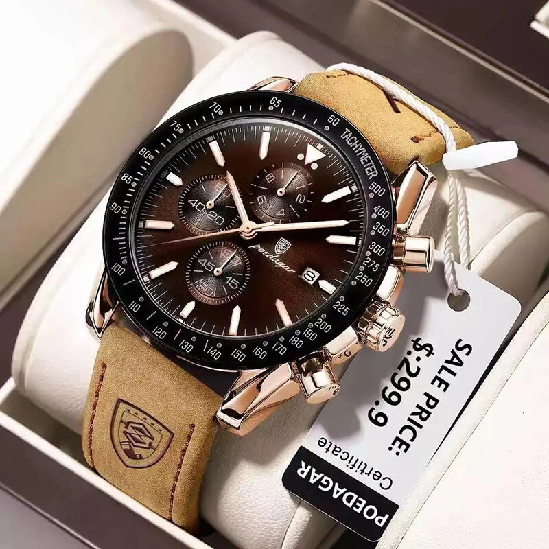 2025 New Men Watches Brand Luxury Silicone Strap Waterproof Sport Quartz