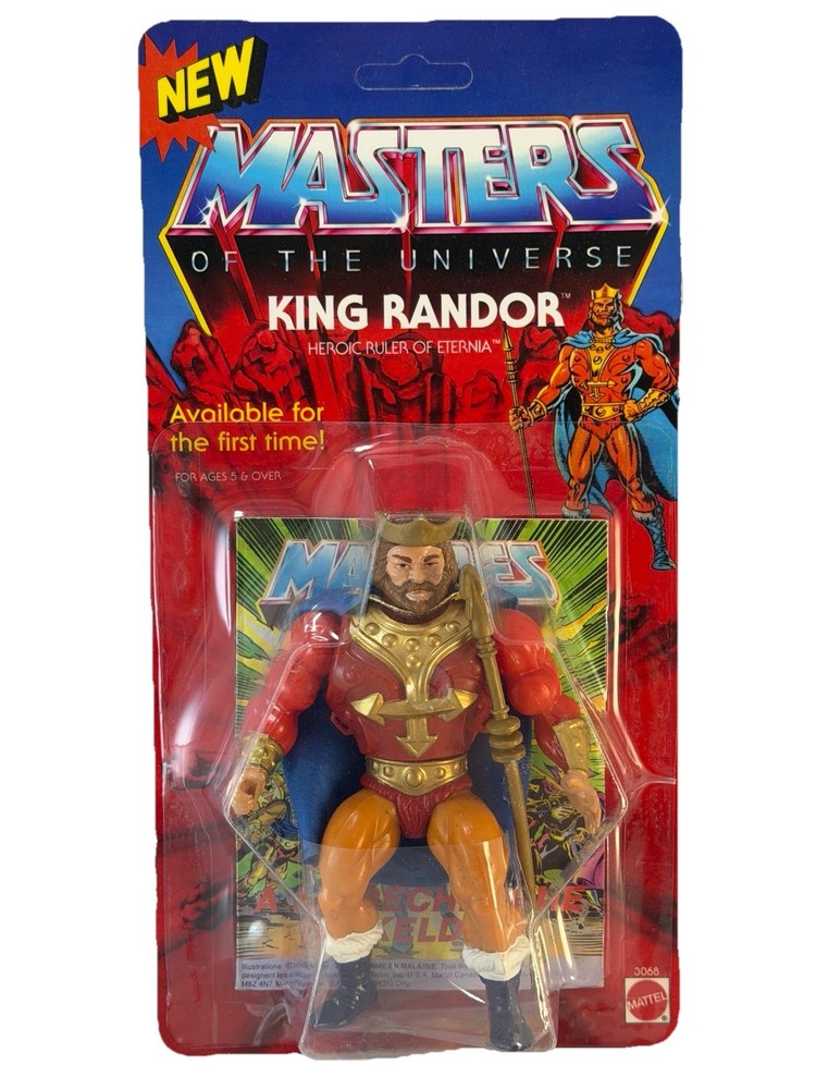 KING RANDOR MASTERS OF THE UNIVERSE MOTU 1986 CUSTOM CARD MATTEL MALAYSIA
