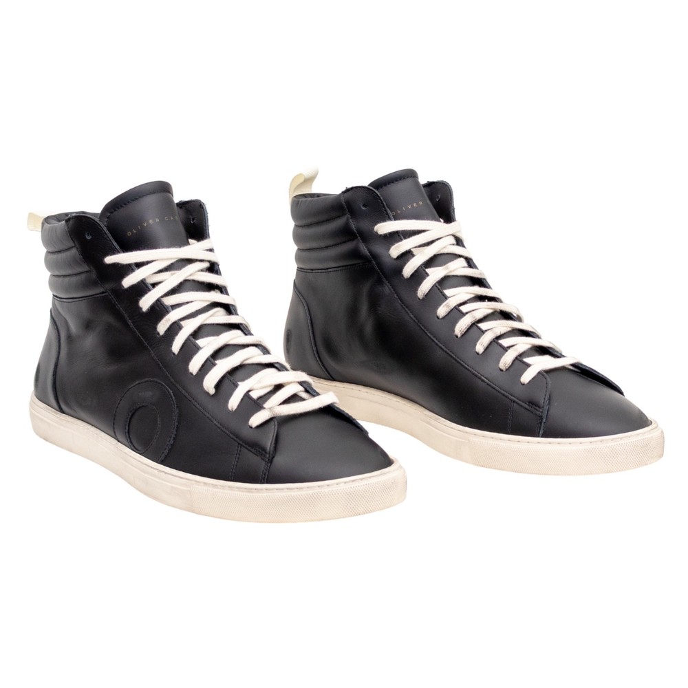 Oliver Cabell High Top Sneakers Black Leather Men’s EU 45 US 12 UK 11