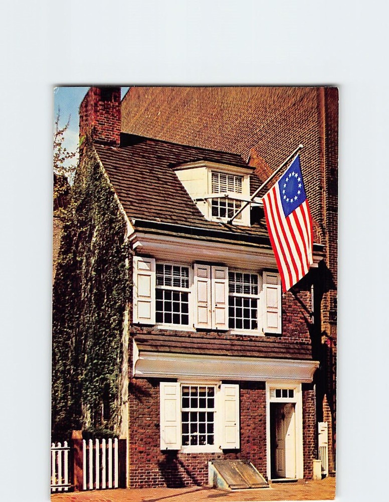 Postcard Betsy Ross House Birthplace of Old Glory Philadelphia Pennsylvania USA