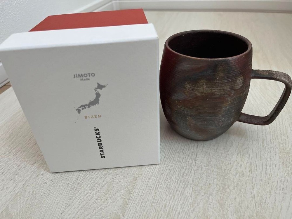 Starbucks Coffee  355ml Bizen ware Mug Jimoto Made SANGIRI Japan Store Limited