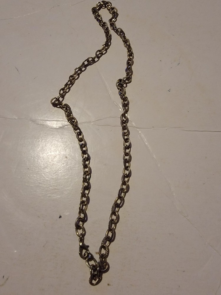 Vintage Gold Tone Link Chain Necklace