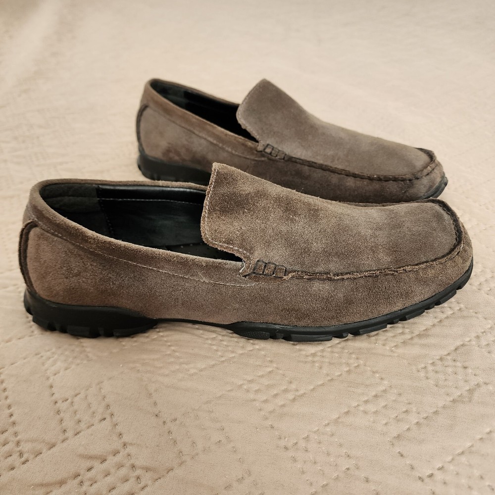 Kenneth Cole Reaction Suede Men's Loafers Slip-on size 11M.