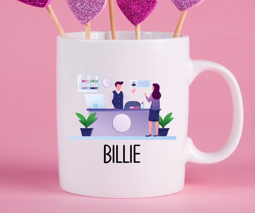 Personalized Receptionist Mug Receptionist Gift Best Receptionist Mug Gift Ideas