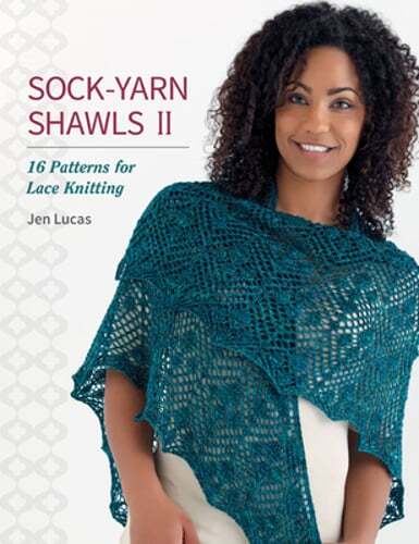 Sock-Yarn Shawls II: 16 Patterns for Lace Knitting by Jen Lucas: Used