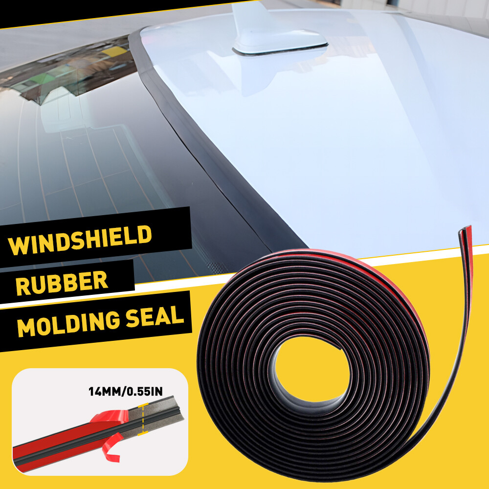 20ft Windshield Rubber Molding Trim Seal Universal for Windscreen and Sunroof 1X