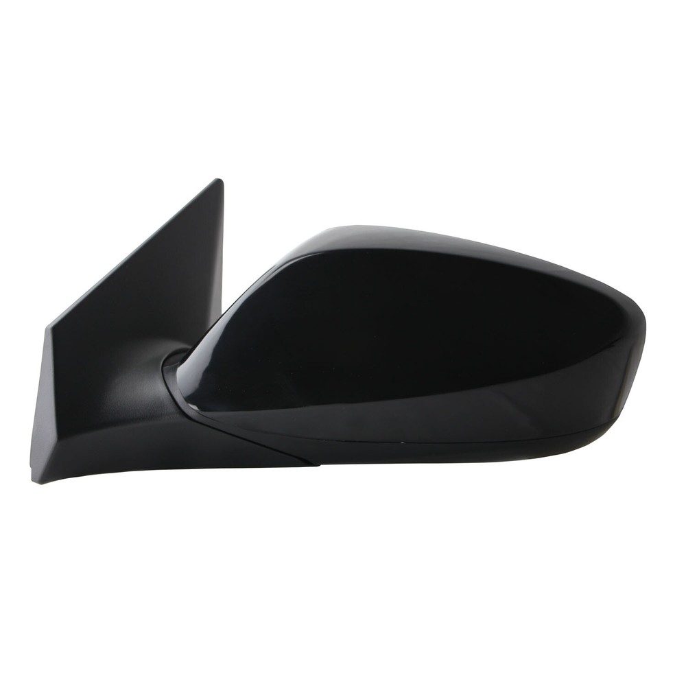 Unpainted Power Flat Driver Side Door Mirror Manual Folding 128-64697C