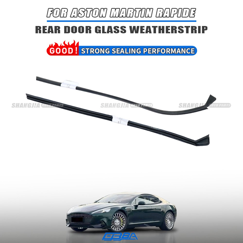 1Pair For ASTON MARTIN Rapide Left Right Rear door glass seal OE AD43-F25829-AFB