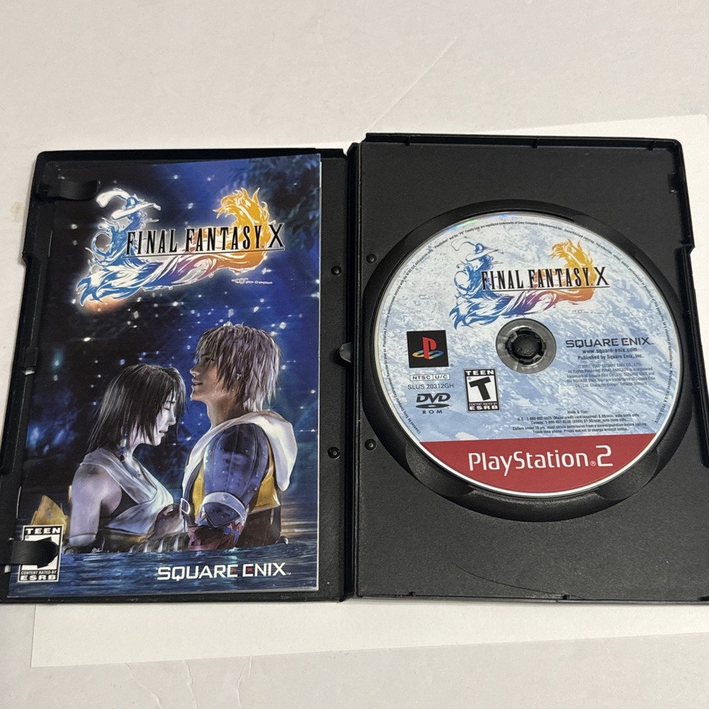 Final Fantasy X - PS2 Game and Manual only - Tested & Working - Greatest Hits