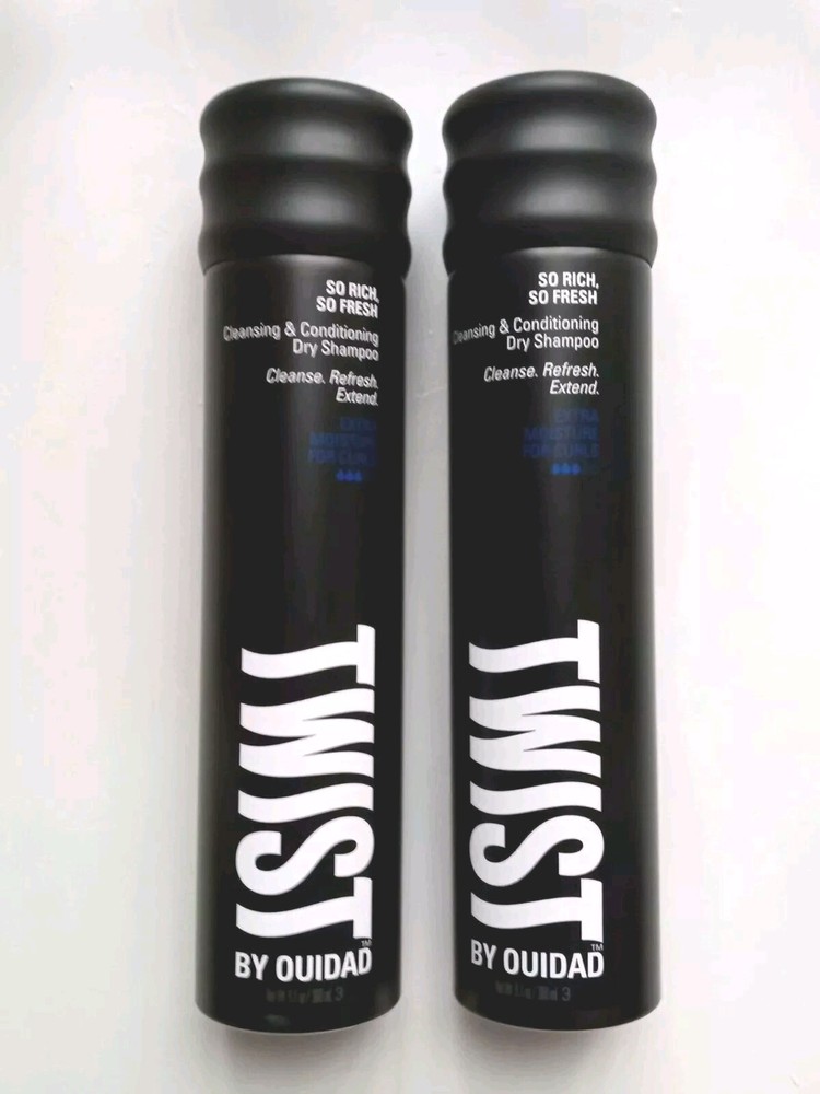 2 PK Twist By Ouidad So Rich Dry Shampoo 6.1 Oz Cleansing Conditioning Dry Hair
