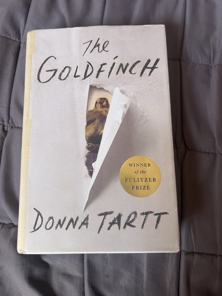 Donna Tartt Goldfinch: A Novel Hardcover 2013 Little Brown 1st Ed Pulitzer Prize