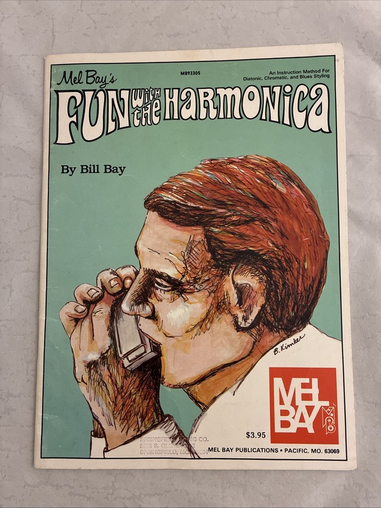 VINTAGE MEL BAY'S ‘FUN WITH THE HARMONICA’ 1976 Music Book