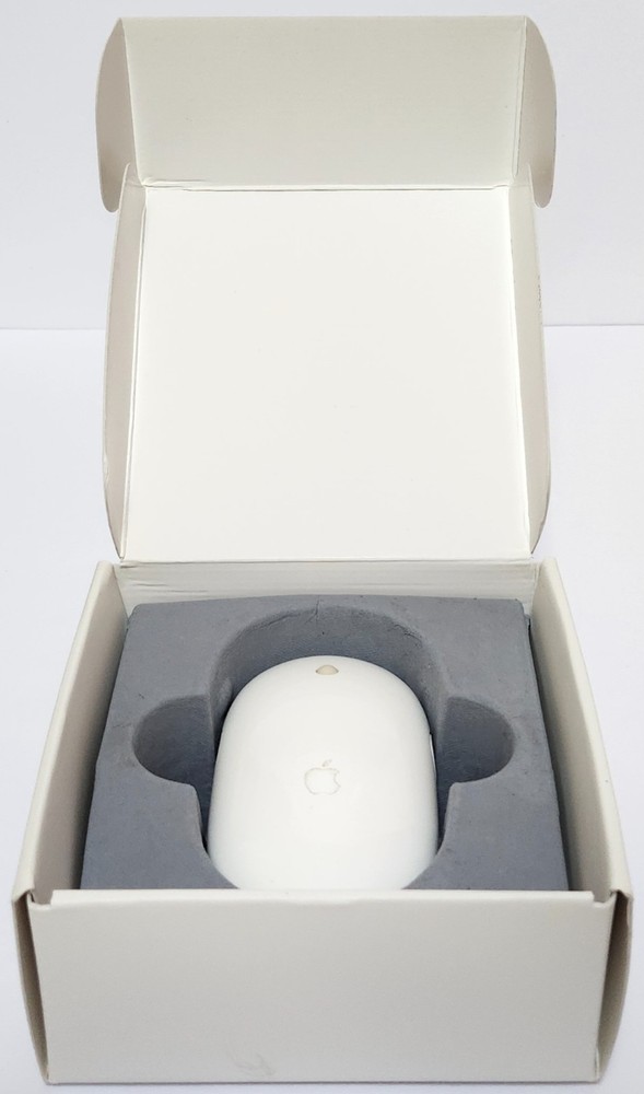 Original Apple A1197 Bluetooth Mighty Mouse OEM Tested with Box