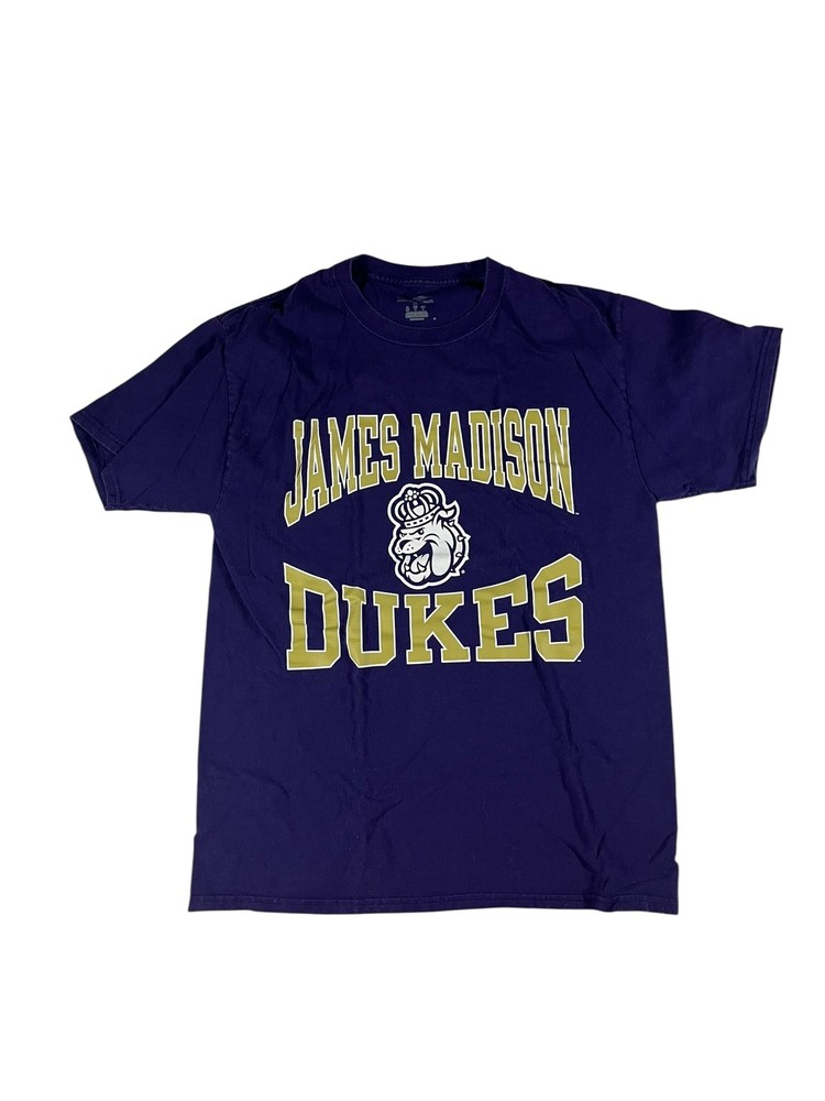 Champion James Madison Dukes Purple T-Shirt Men's Size M Short Sleeve