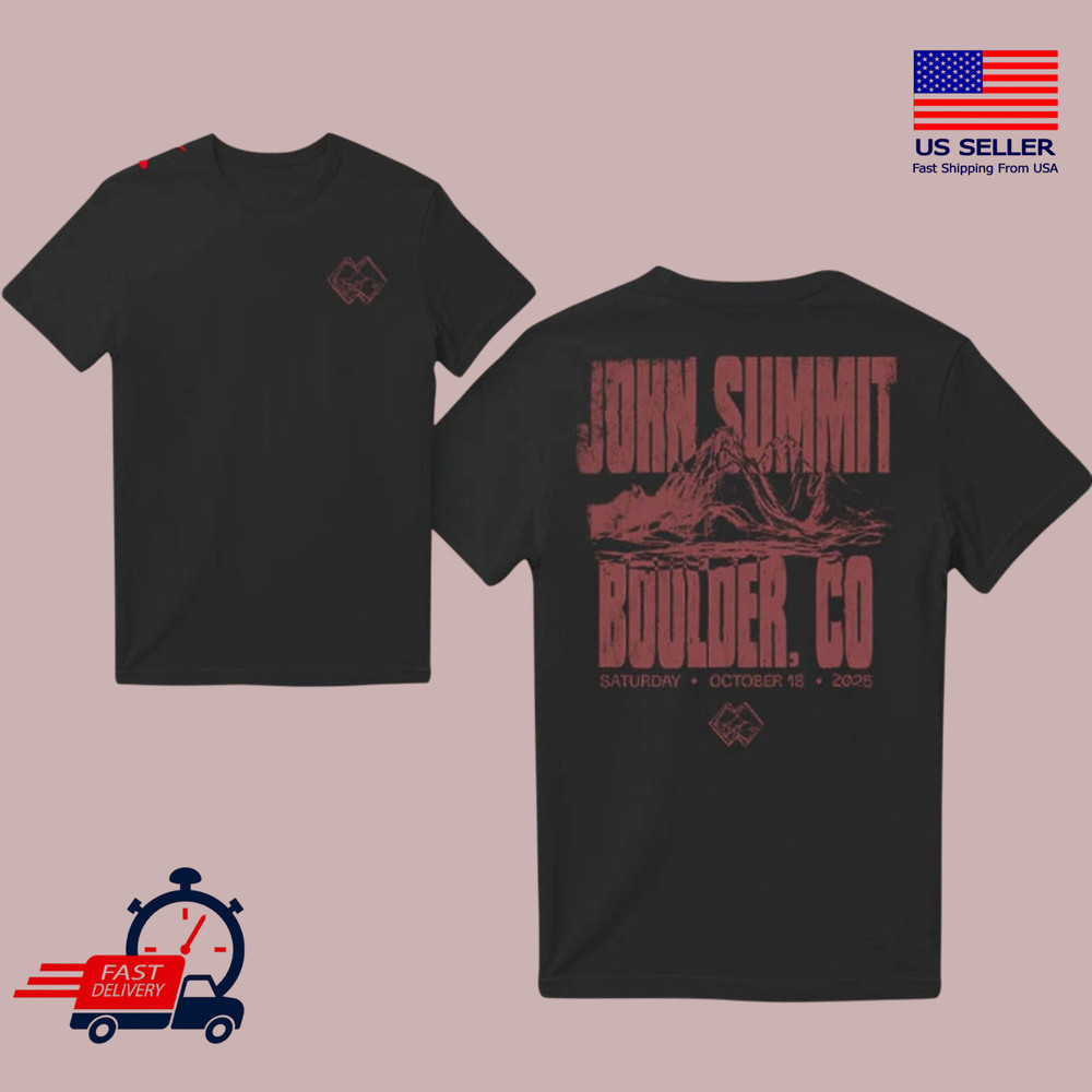 John Summit October 18 2025 Boulder CO Merch T shirt S-5XL