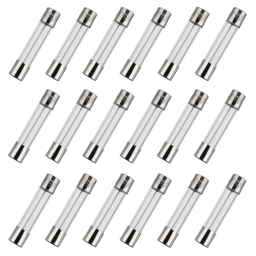 6x30mm 2.5 A 2.5 amp 250 V 0.24x1.18 Inch Volt F2.5AL250V FastBlow Glass Fuse...