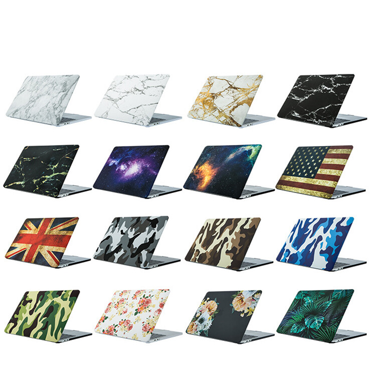 Paint Marble Hard Laptop Case For Macbook M2 M3 Air 15 13 Pro 16 14 11 12 inch