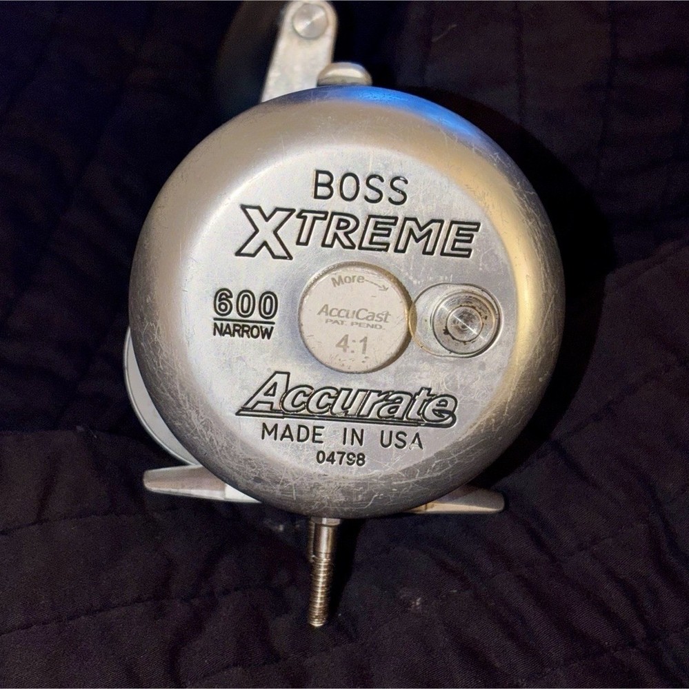 Accurate Boss Xtreme 600 Narrow Lever Drag Reel 4:1 RH-image