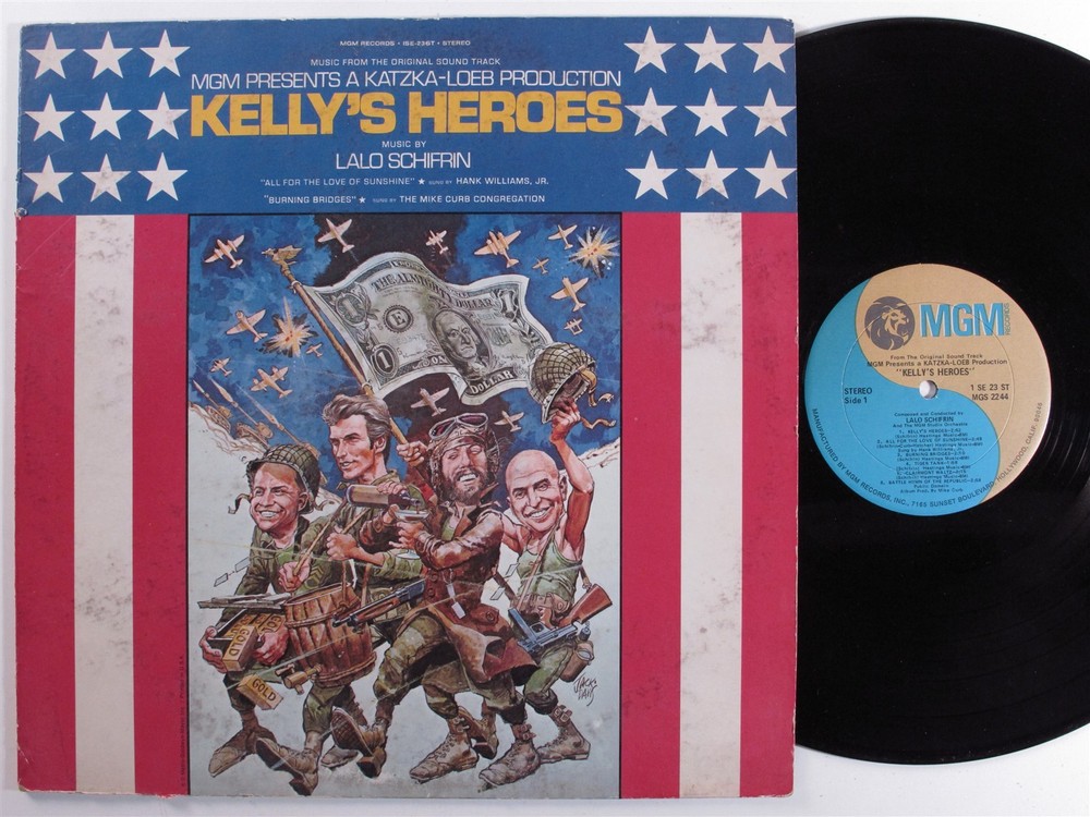 KELLY'S HEROES OST Lalo Schifrin MGM LP c