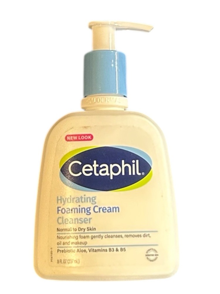 Cetaphil Hydrating Foaming Cream Cleanser Normal To Dry Skin 8oz