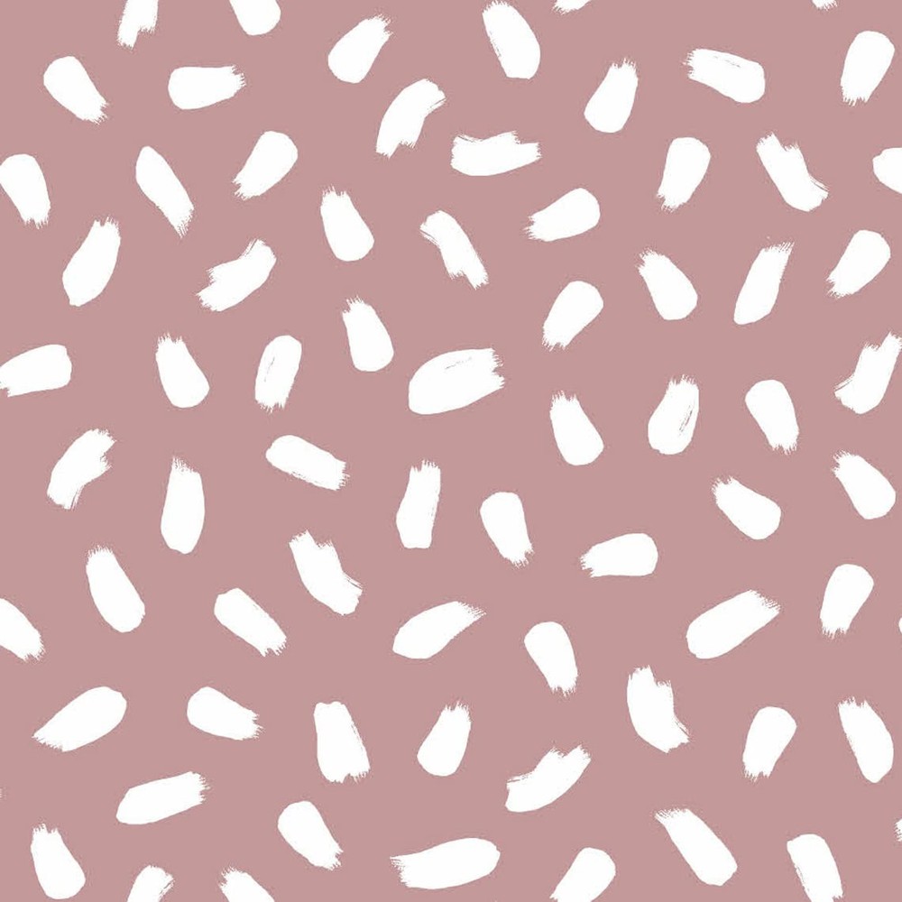 Stretchable Brushed Poly Spandex Animal Print DTY Fabric in Deep Blush