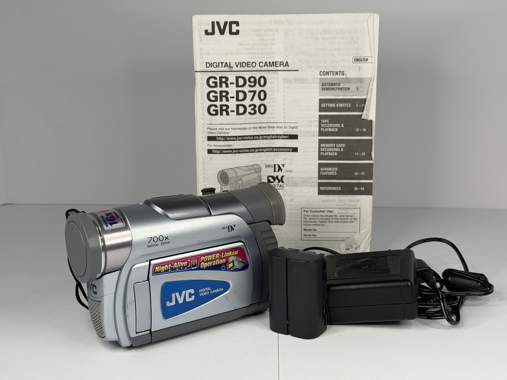 JVC GR-D30U MiniDV Digital Video Camcorder Tested