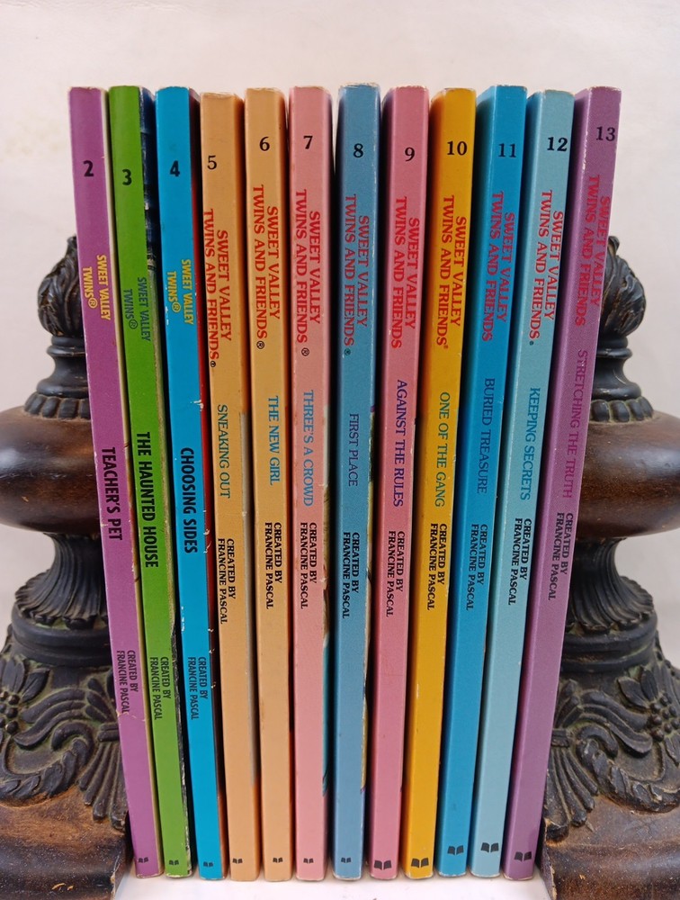 VTG Sweet Valley Twins And Friends Book Lot  (12) # 2-13 Francine Pascal