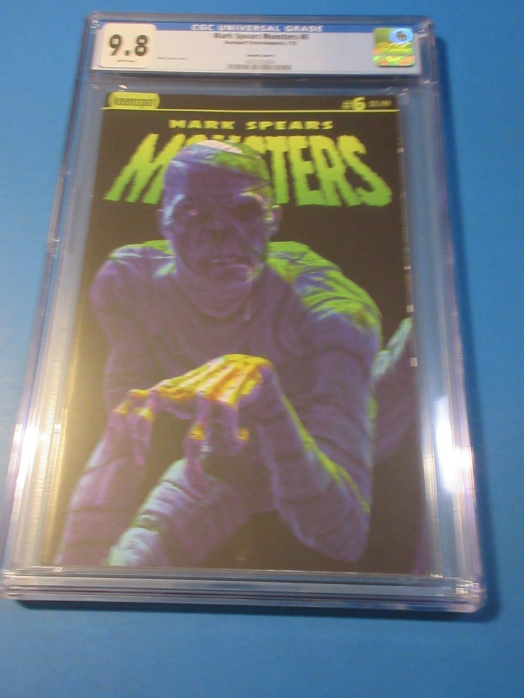 Mark Spears Monsters #6 Mummy variant CGC 9.8 NM/M Gorgeous gem Wow