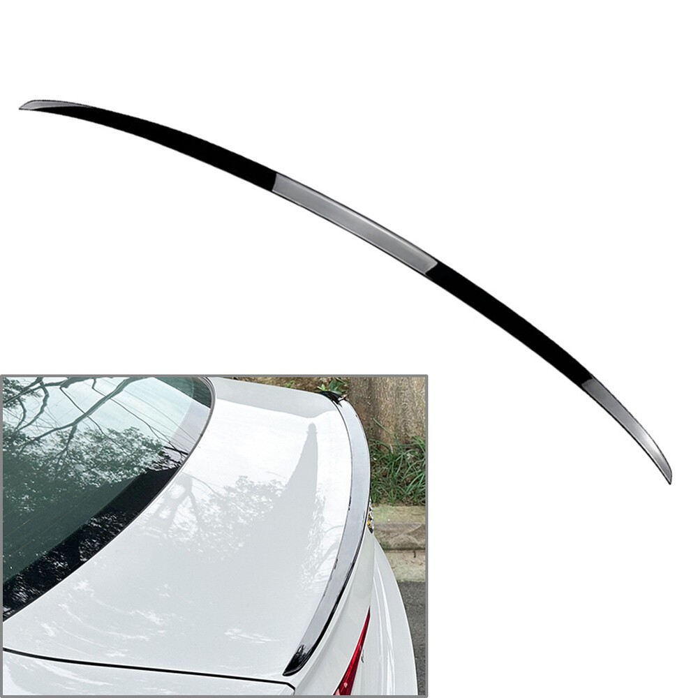 Audi A3 S3 RS3 Sedan 2014-2020 Black Rear Trunk Lip Spoiler Wing
