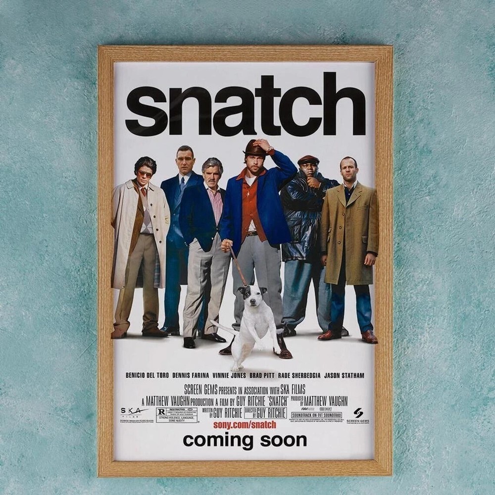 Snatch Movie Poster Wall Art Print - Home Decor Gift for Film Fans
