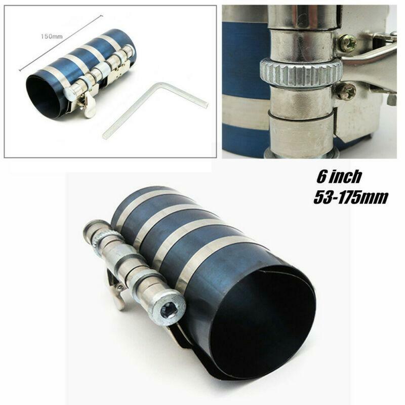 6 inch Car Engine Piston Ring Compressor Installer Band Ratcheting Engine tool
