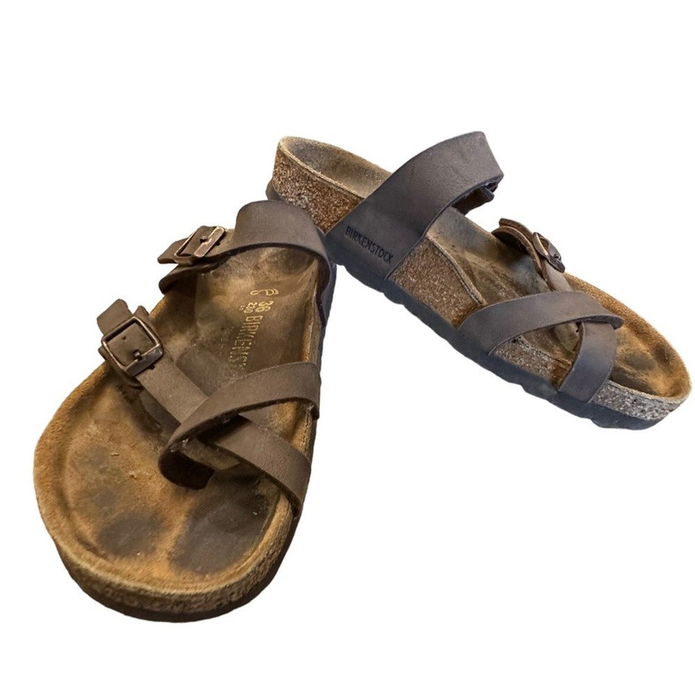 Birkenstock Mayari Taupe Sandals in a Women's Size 36 (5/5.5)